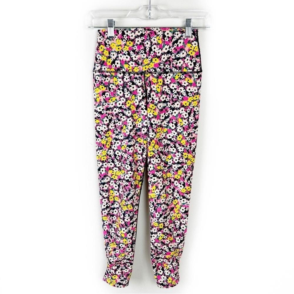 Betsey Johnson Performance High-Rise Floral print leggings size: XS